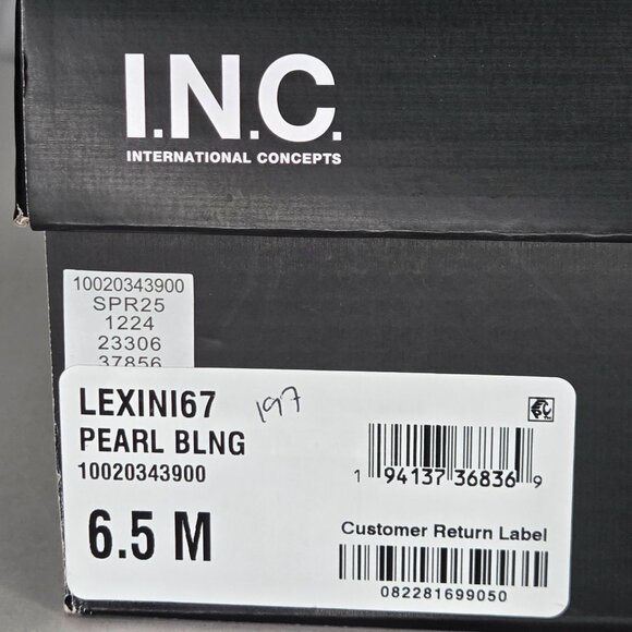 I.N.C. International Concepts Women's Lexini Two-Piece Sandals Pearl Bling - Picture 7 of 8